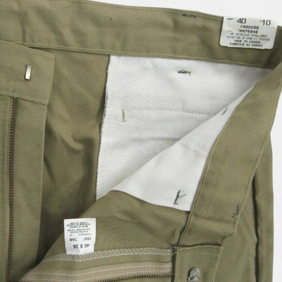 Big Bill No Iron Stain Resistant Canvas Twill Work Shorts Pants Men 40 x 10 NEW - Picture 4 of 7